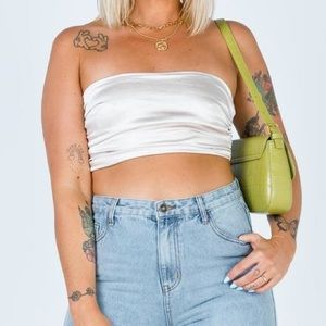 NWT PRINCESS POLLY CRYSTAL SCARF TOP